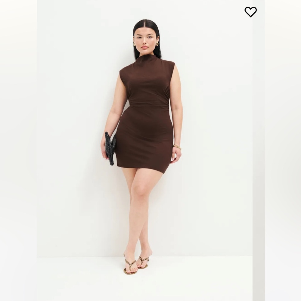 Reformation Alden Knit Dress - Brown
